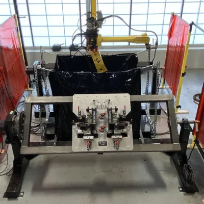 Dual Positioner Robotic Weld Cell